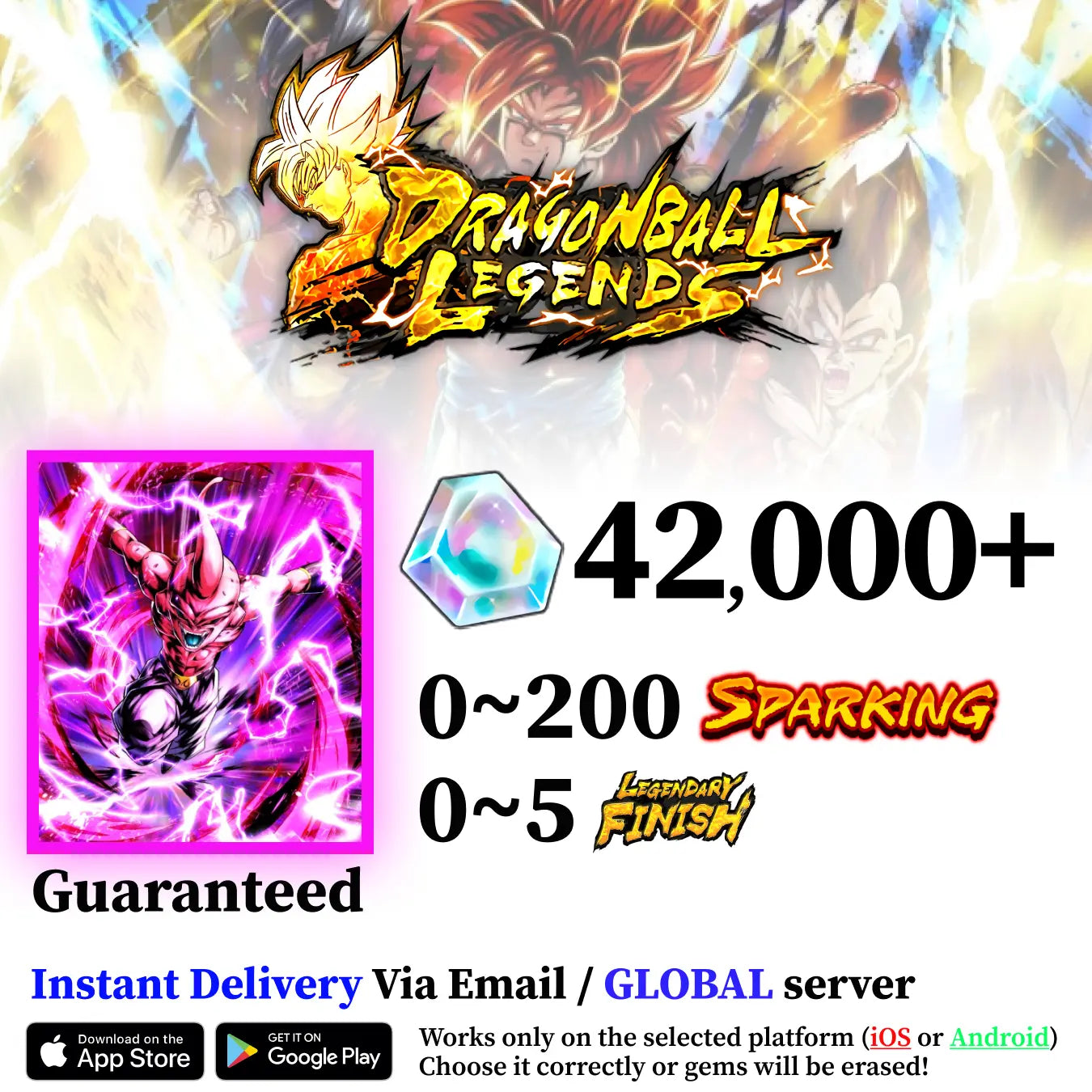 Dragon Ball Legends UL Buu: Kid Starter Account [iOS/Android]