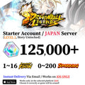 Dragon Ball Legends Starter Account [Japan - iOS]