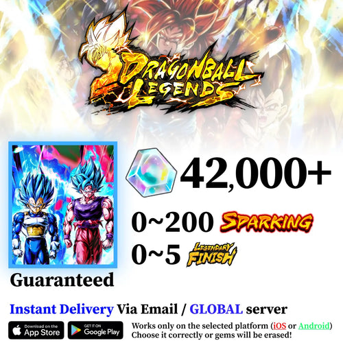 Dragon Ball Legends Super Saiyan God SS Evolved & Super Saiyan God SS Kaioken Vegeta & Goku Starter Account [iOS/Android]