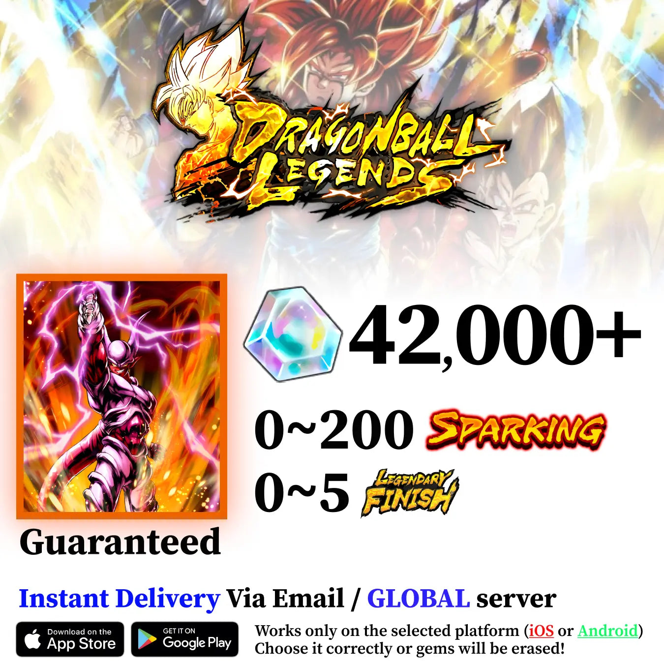 Dragon Ball Legends UL Super Janemba Starter Account [iOS/Android]