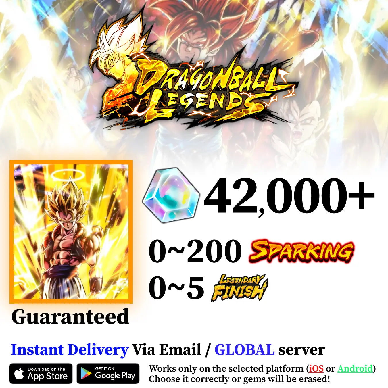 Dragon Ball Legends UL Super Gogeta Starter Account [iOS/Android]