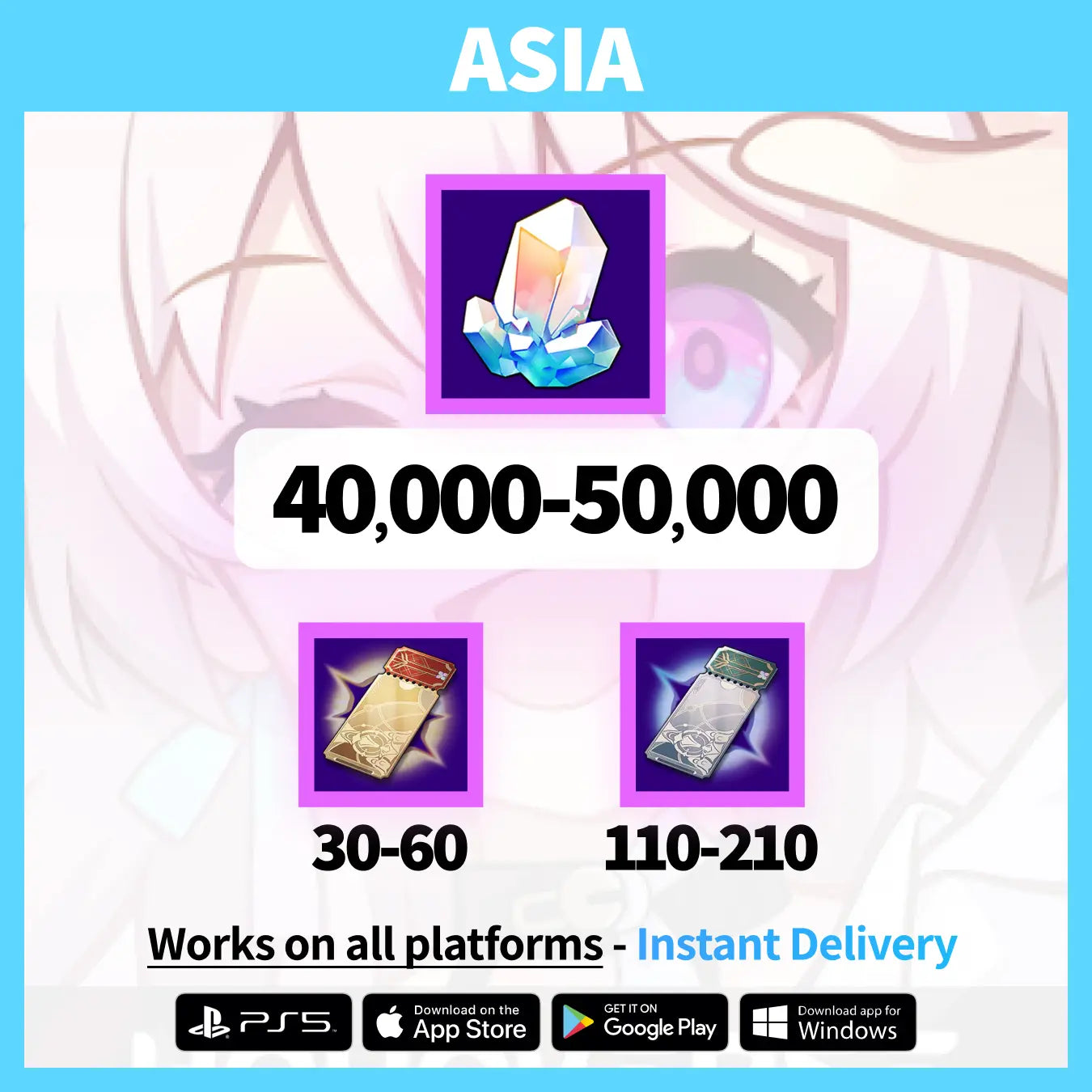 Honkai Star Rail Starter Reroll Account [ASIA]