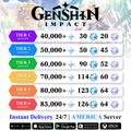 Genshin Reroll Account with Primogems [America]