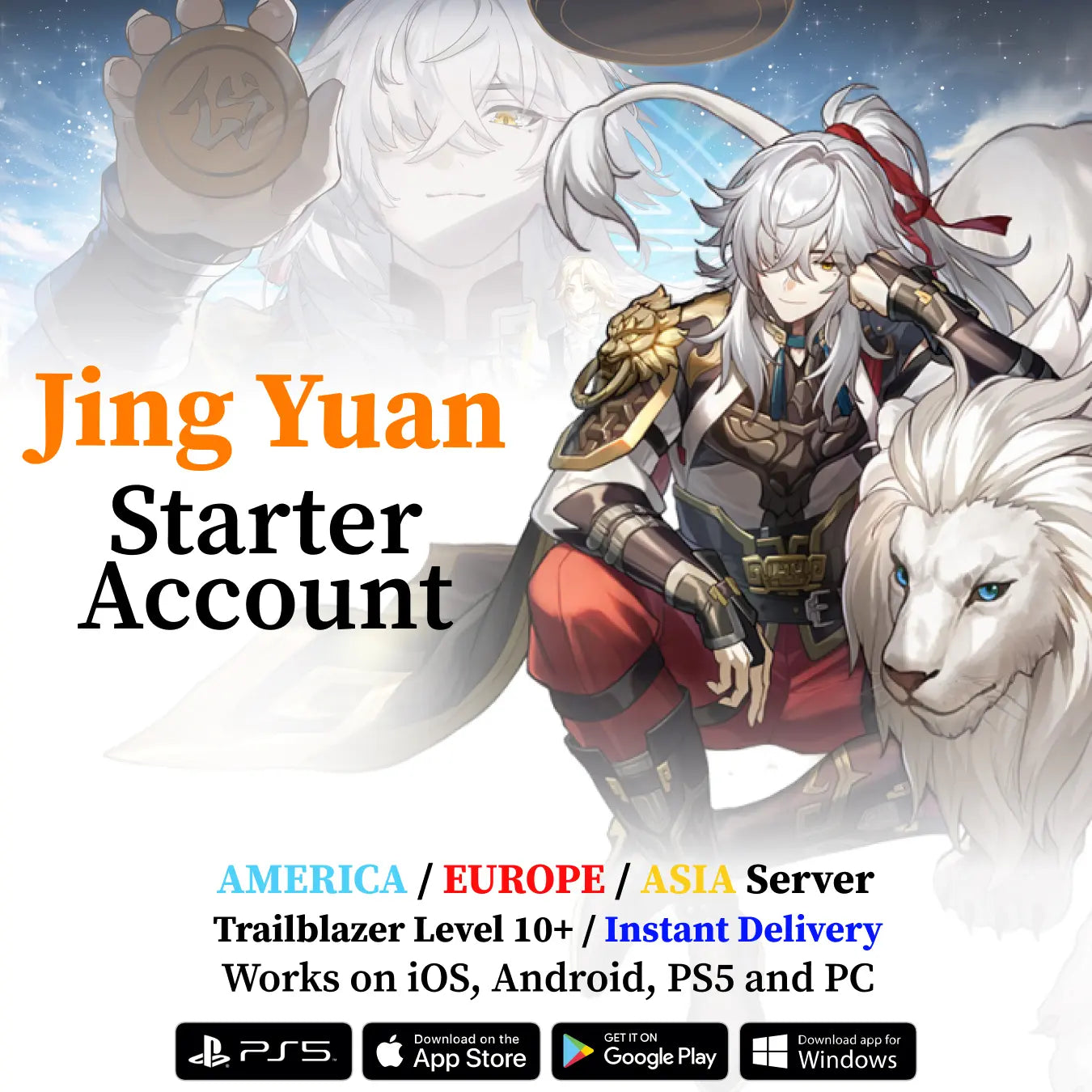 Jing Yuan Honkai: Star Rail Starter Account
