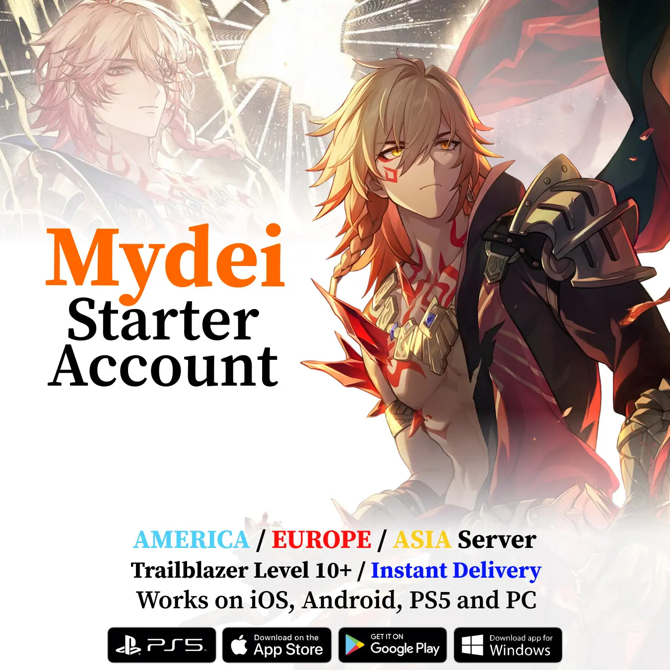 Mydei Honkai: Star Rail Starter Account