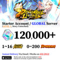 Dragon Ball Legends Starter Account [iOS]
