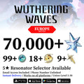 Wuthering Waves Reroll Account with Gems [Europe]