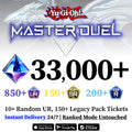 Yu-Gi-Oh! Master Duel Reroll Account with 850+ UR CP [Global]