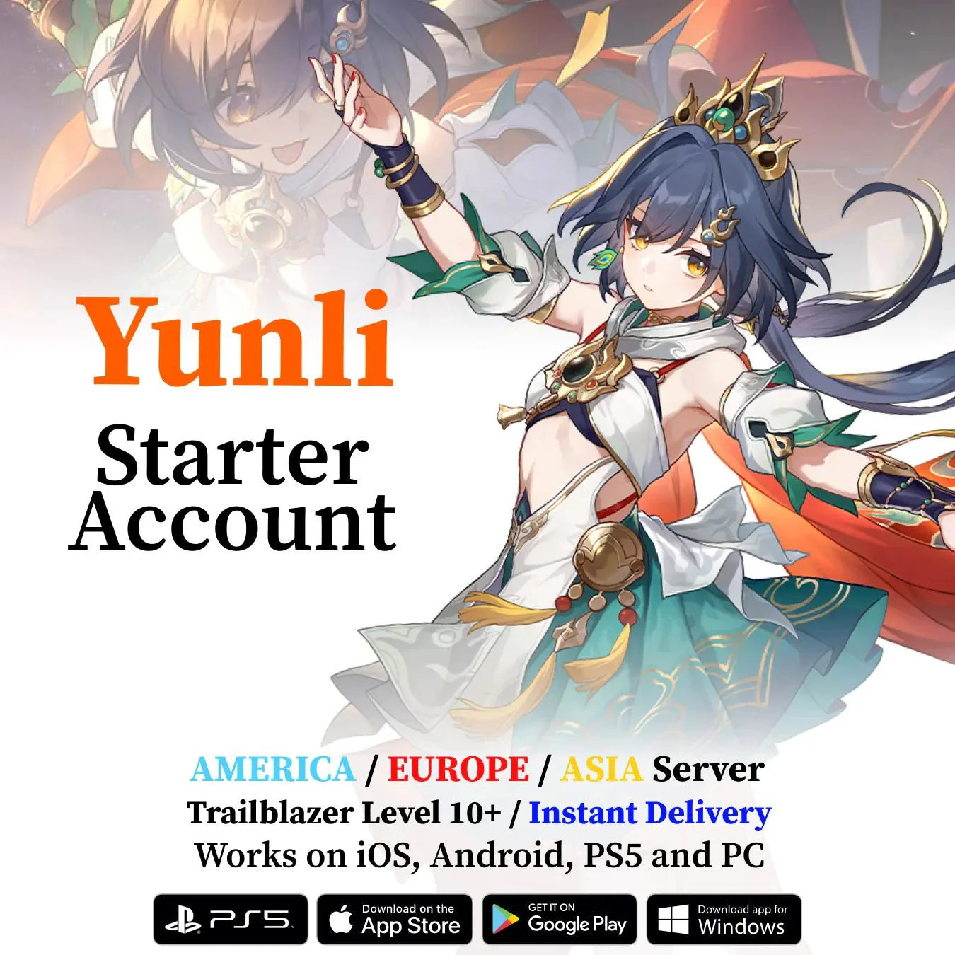 Yunli Honkai: Star Rail Starter Account